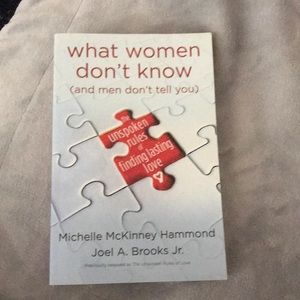 “What women don’t know and men don’t tell you” book